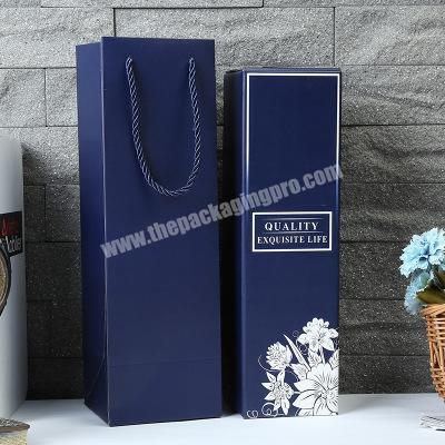 2 Bottle Wine Box Accessories Gift Box wine With Hand Bag
