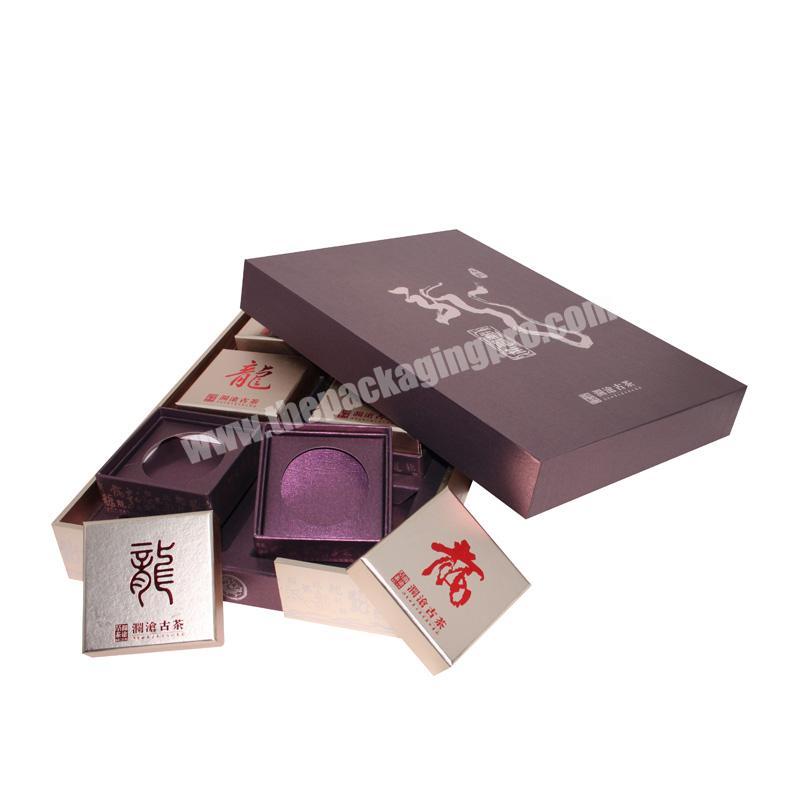 Luxury Custom Tea Storage Packaging Paper Box With Lid