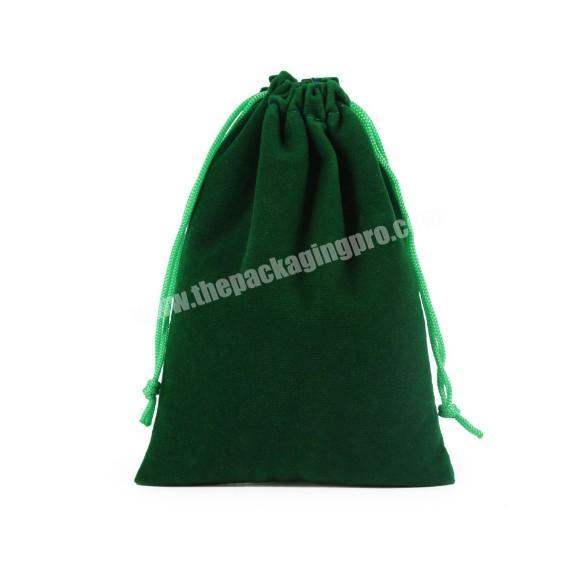 Small MOQ custom suede velvet gift drawstring pouch bags for promotional