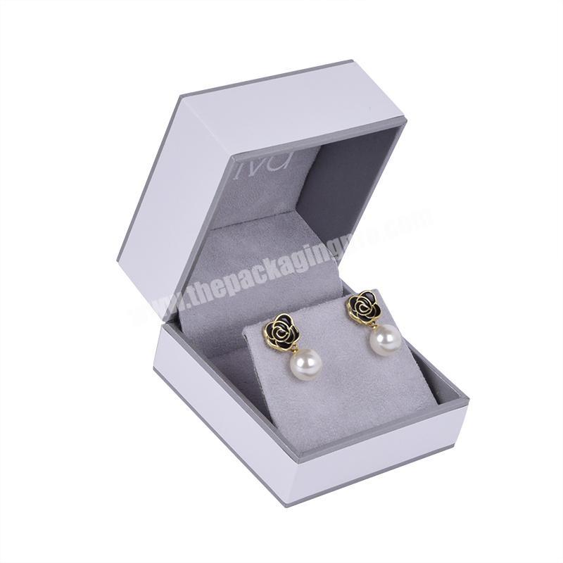 Elegant wholesale jewellery plastic earrings gift packaging boxes jewelry