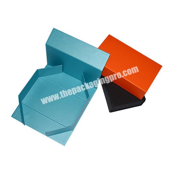 Multi-color creative folding hard gift boxes can be reused  with high quality