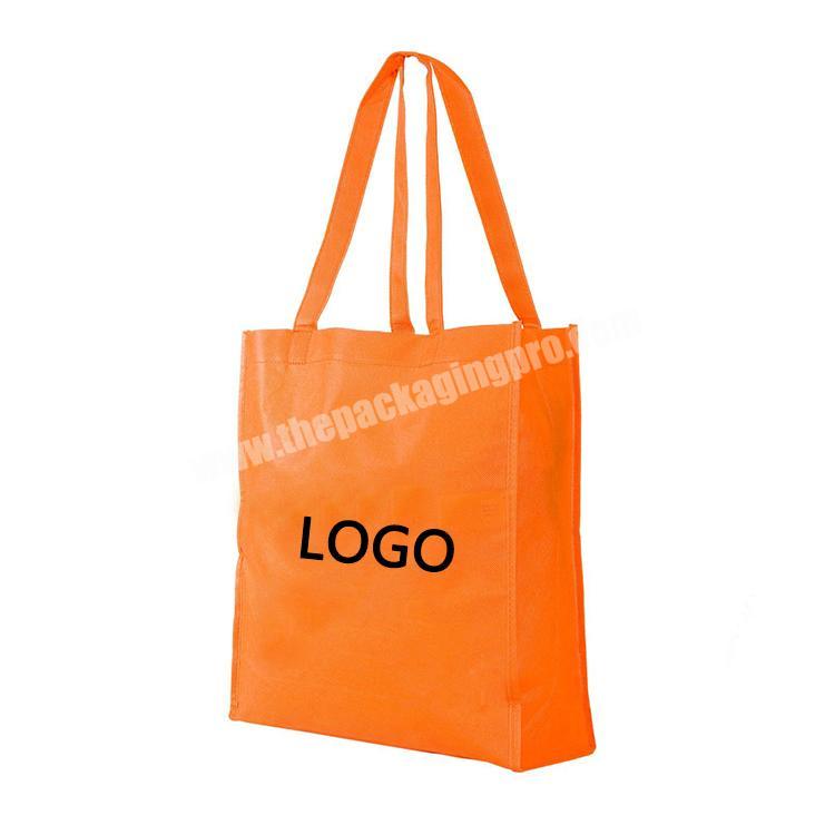 Customized Reusable Non-woven Bag Supermarket Grocery Tote Shopping Bags Recycled