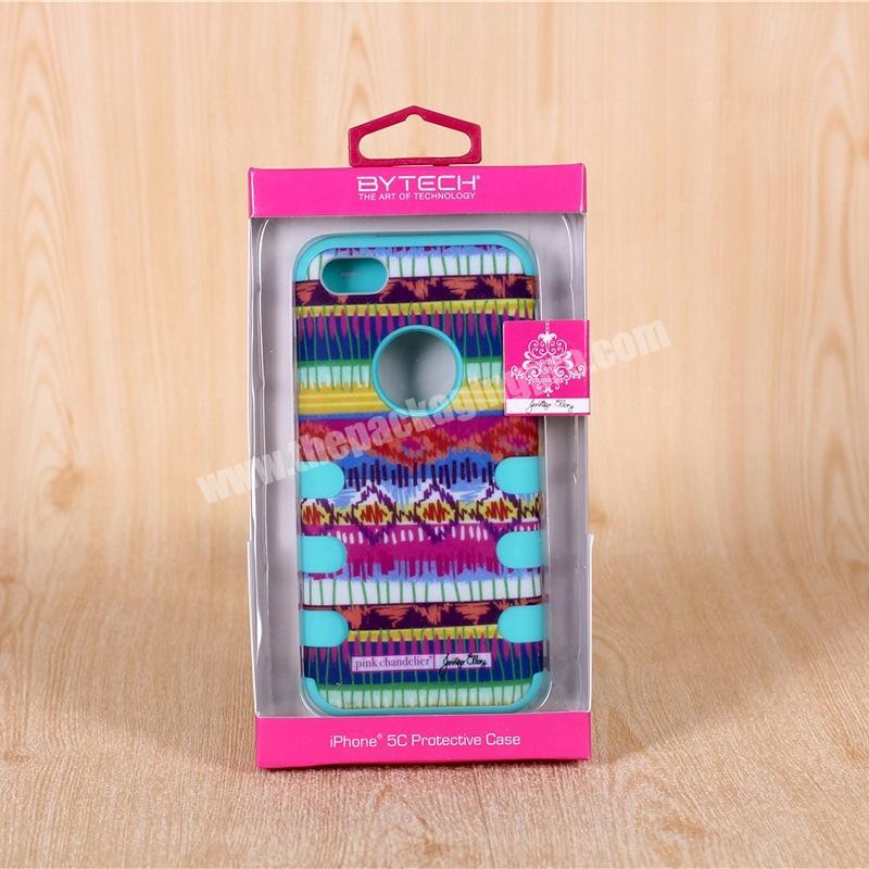 Custom cell phone case packaging paper box