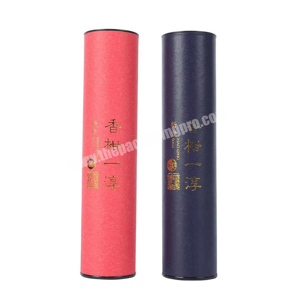 Customise Small Essential Oil Perfume Party Gift Red Cylinder Mailer Box