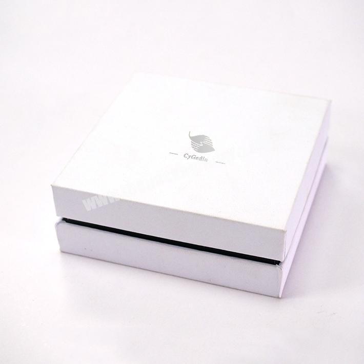 Custom Logo Luxury Quality Cardboard Packaging White Removable Lid Rigid Gift Boxes