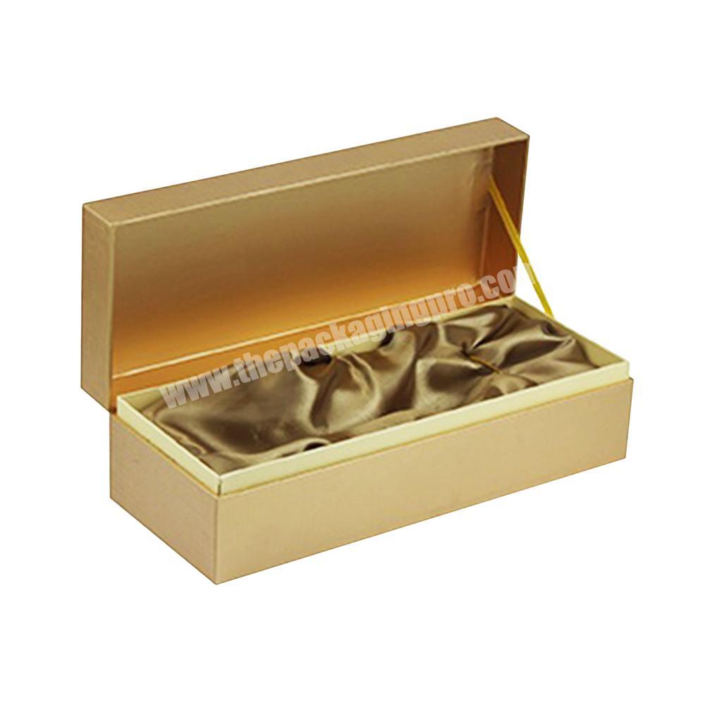 Custom luxury  champagne glass bottle gift paper packaging box