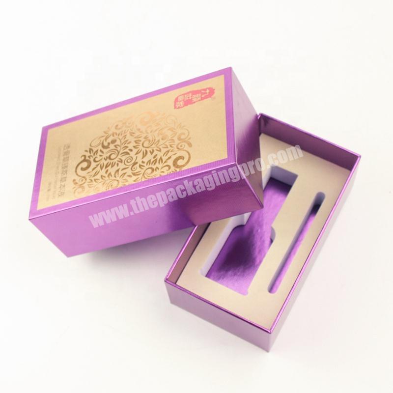 OEM Luxury Iridescent Paperboard Cosmetic Perfume Gift Box