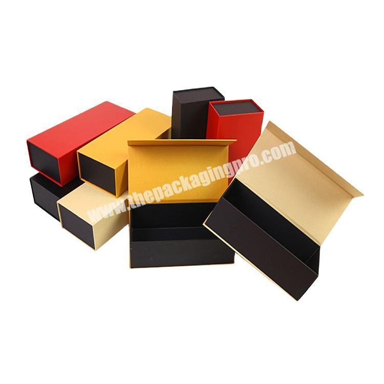 Attractive price luxury clamshell custom logo large gift magnetic box different colors packaging box magnet
