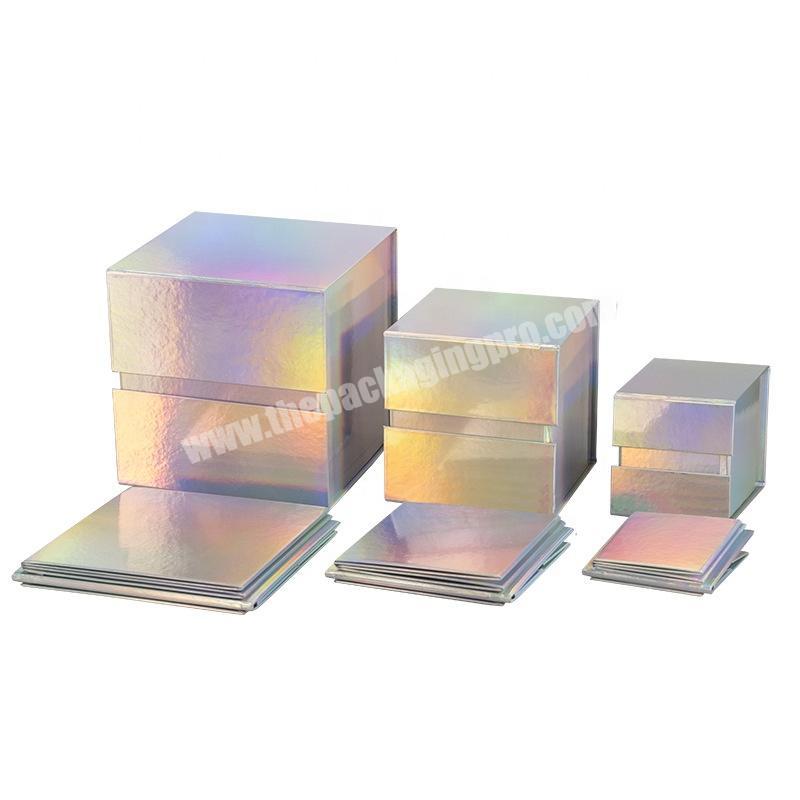 Custom Holographic Collapsible With Magnetic Lid Gift Box