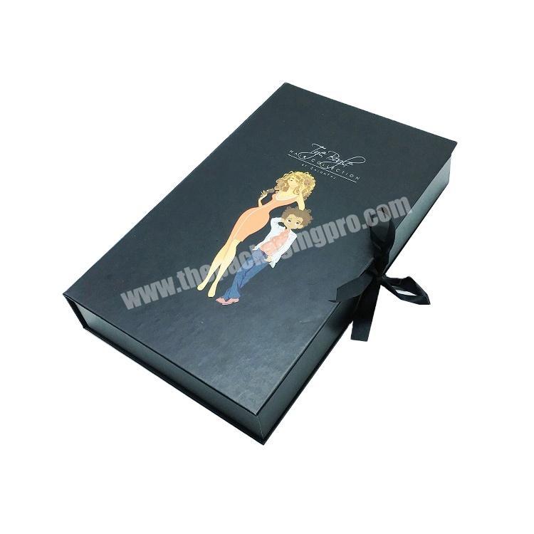 Foldable cardboard exquisite style luxury bundle wig packaging box personalized design wig boxes custom logo