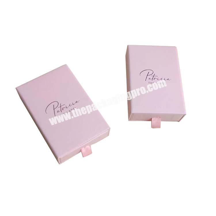 Wholesale Luxury Custom Logo Small Cardboard Pink Jewelry Storage Box