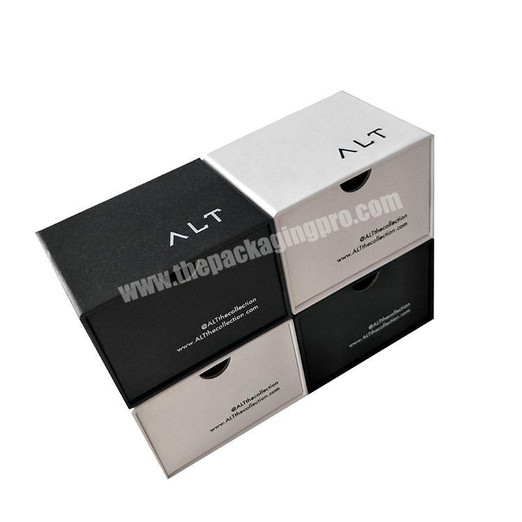 Yilucai Fashion Efriendly Customized White Kraft Paper Jewelry Box