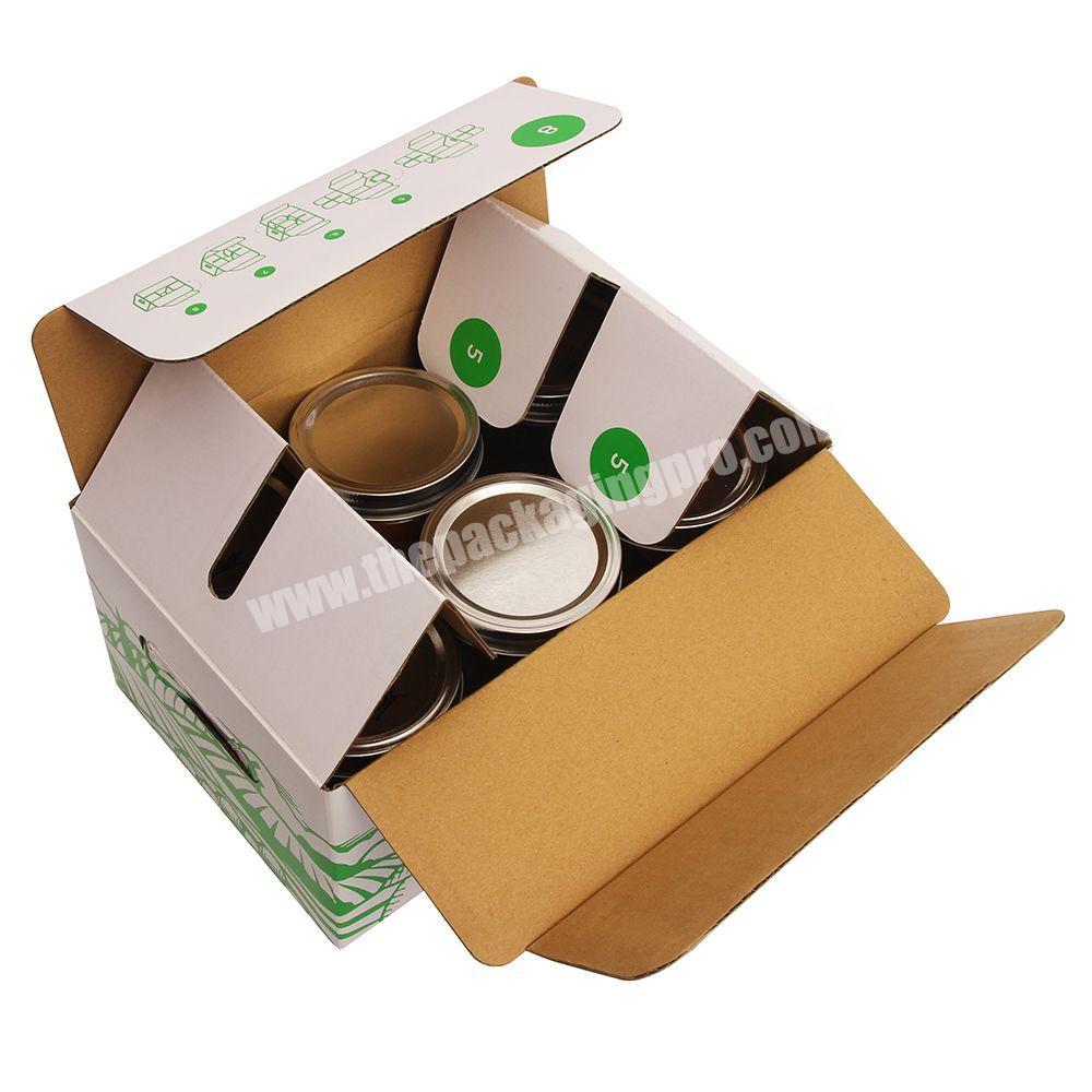 eco friendly canned jar storage boxes jar gift boxes canning jar boxes