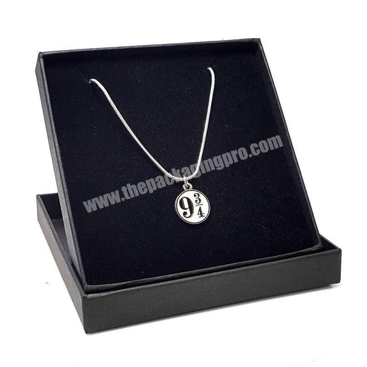 Alibaba Promotional Luxury Cardboard Jewelry Necklace Box Custom, Printing High Quality Jewelry Gift Boxes