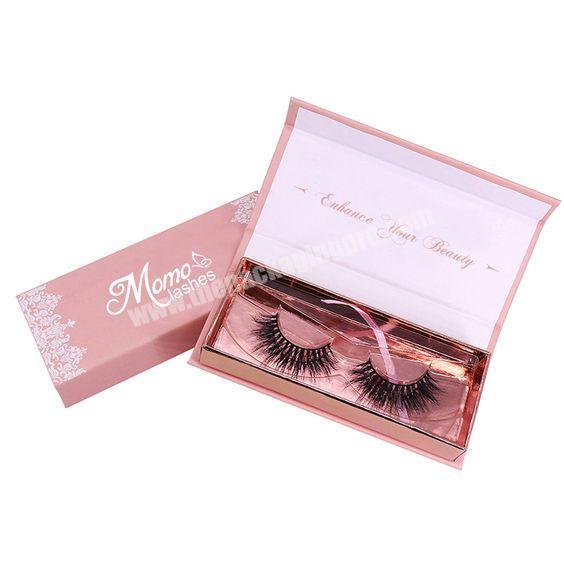 China Wholesale Luxury Custom Magnetic Gift Flap Eyelash Paper Packaging Box