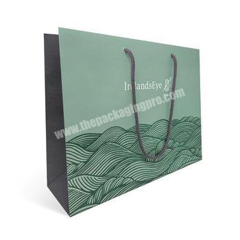 Custom Compostable Paper Bag Lash Paper Packaging Handbag Packaging