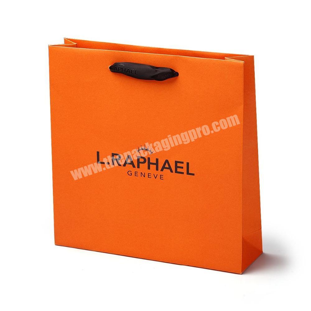 Custom High-end Luxury Shopping Paper Bag with special paper