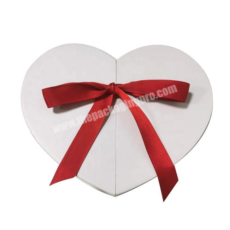 Custom Luxury Cardboard Paper Packaging Heart Shaped Empty Cookie Candy Chocolate Gift Box