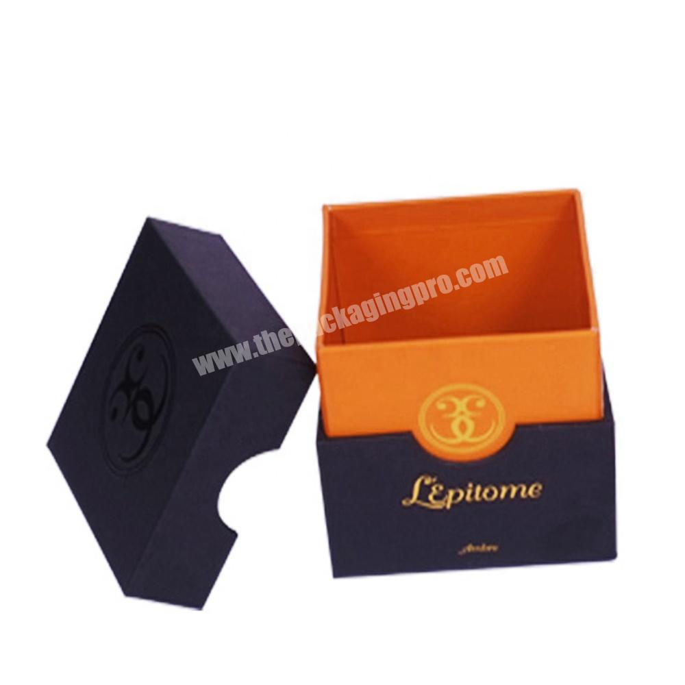 Customized handmade perfume box packaging for glass bottle 100ml