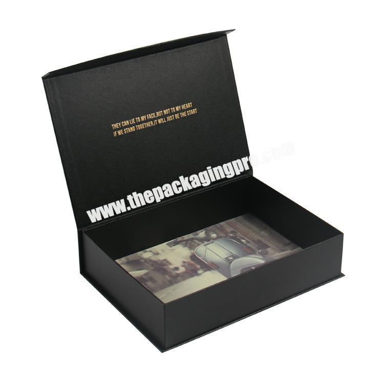 design printing luxury polo shirt packing magnet box