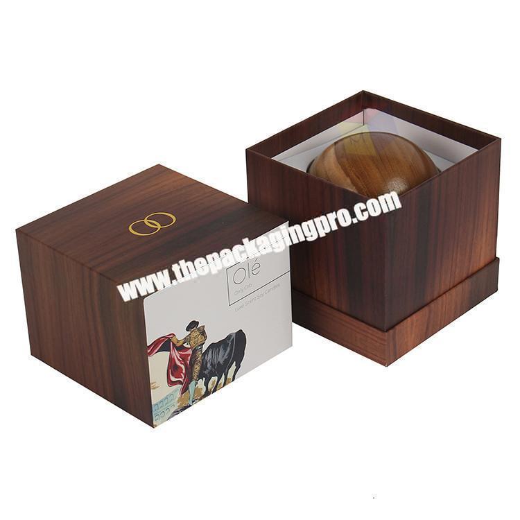 exquisite design round tube candle packaging gift box