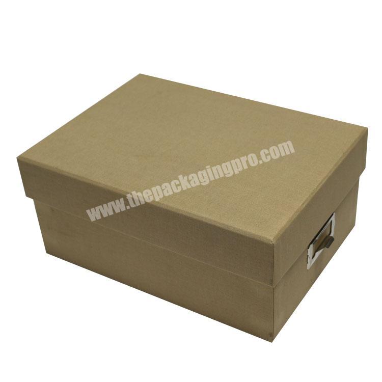 Factory luxury top and bottom cardboard gift boxes custom Logo beauty printing