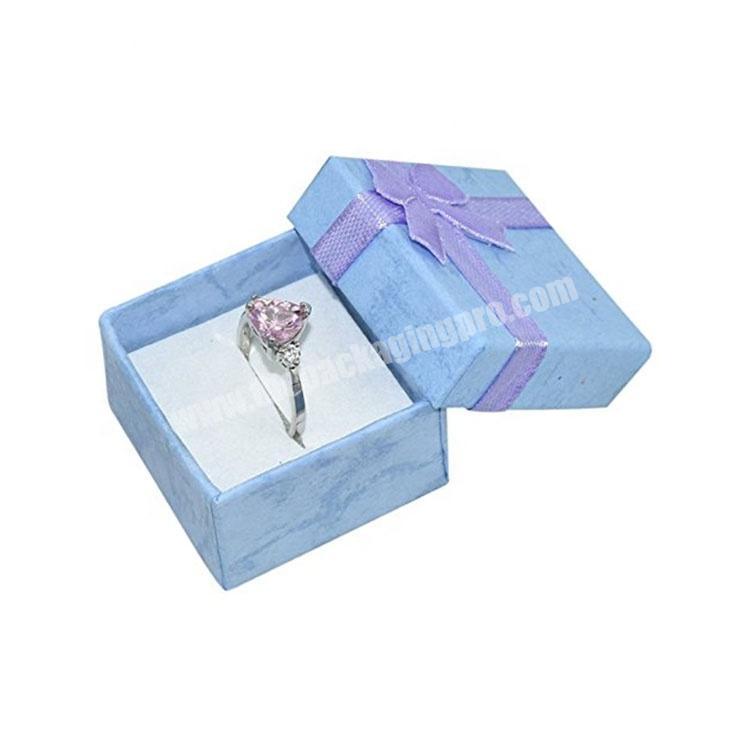 Handmade Gift Custom Small Cardboard Paper Box For Jewelry With Logo