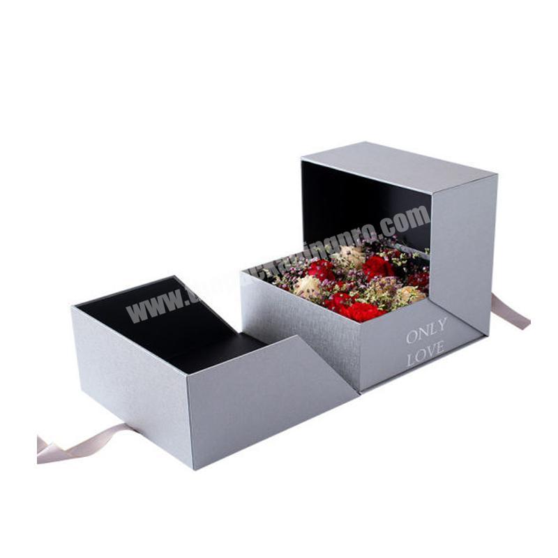 High Quality Fancy Irregular FlowerCake Paper Packaging Gift Box With Logo