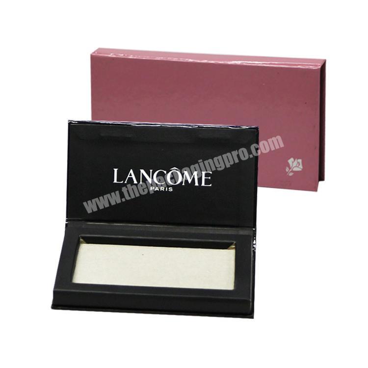 luxury empty compact powder paper box packaging custom paper boxes