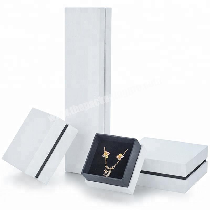paperboard two piece lift-off bracelet box with fixed inlay
