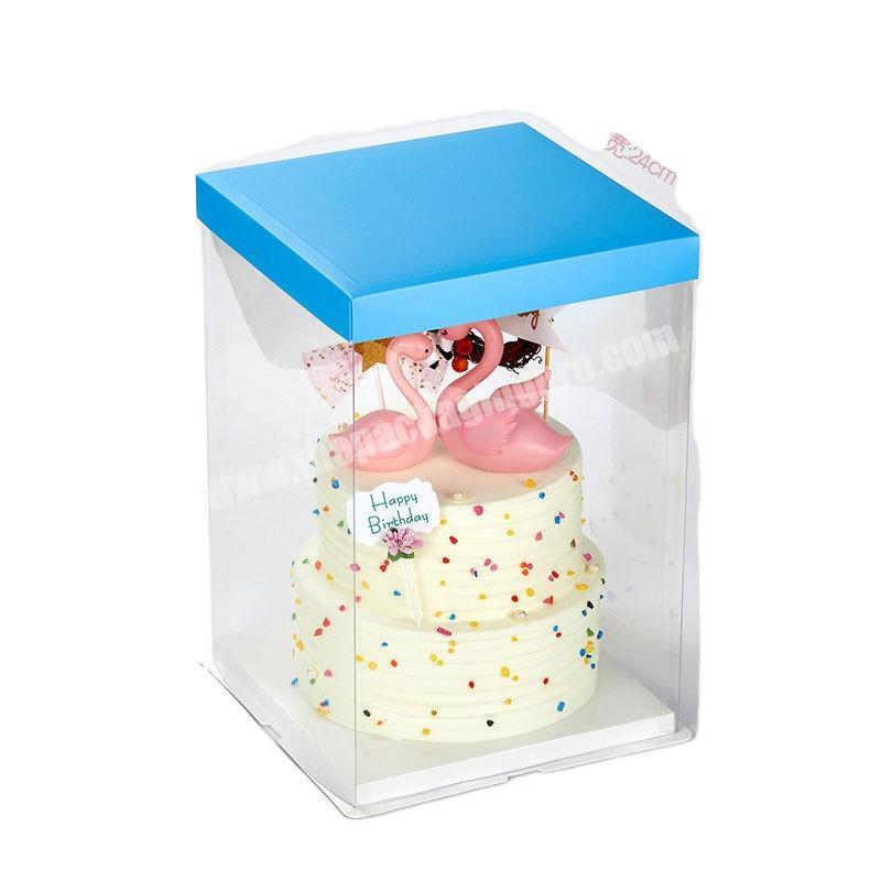 Quality goods disposable cake box 6 inch cake box 12x12 cake box