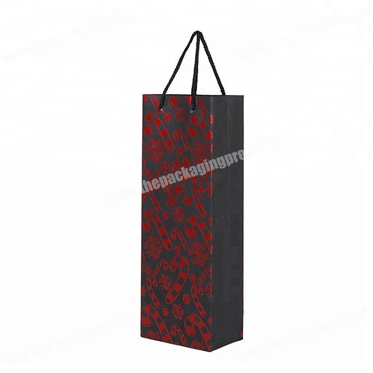 Shanghai factory customized printing kraft paper bags for wholesale