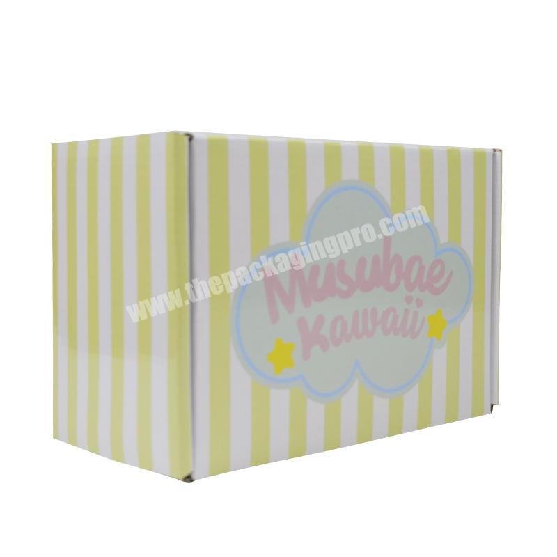 Custom Printed Corrugated Cardboard Packaging  Box for Shipping Candy Gift