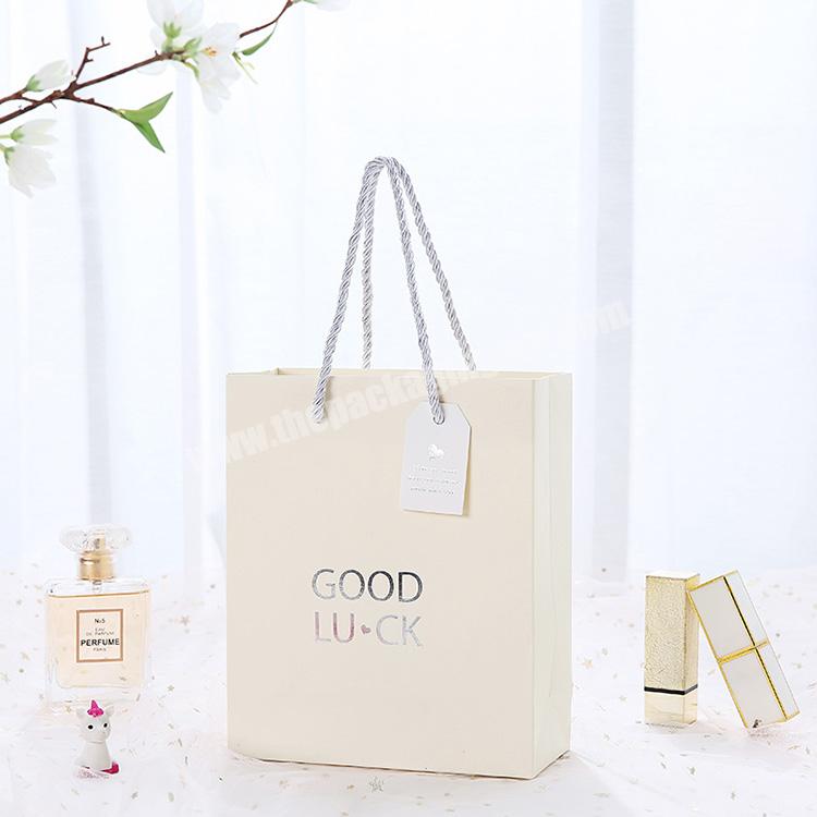 Hotsale Small Paper Gift Jewelry Bags With Logo Custom Jewelry Packaging Gift Perfume Paper Bag