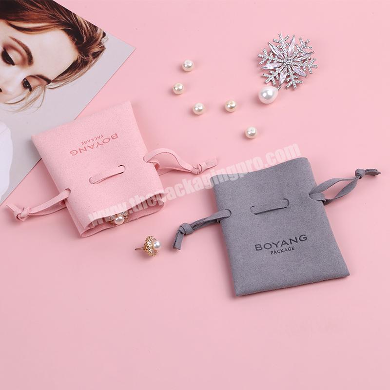Wholesale Custom Hot Sell High Quality Wedding Jewellery Packaging Jewelry Pouch Bag