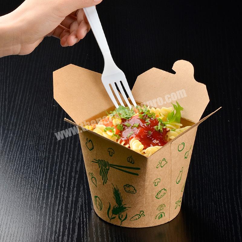Wholesale customized disposable paper fried rice bowl or disposable paper cup printing logo