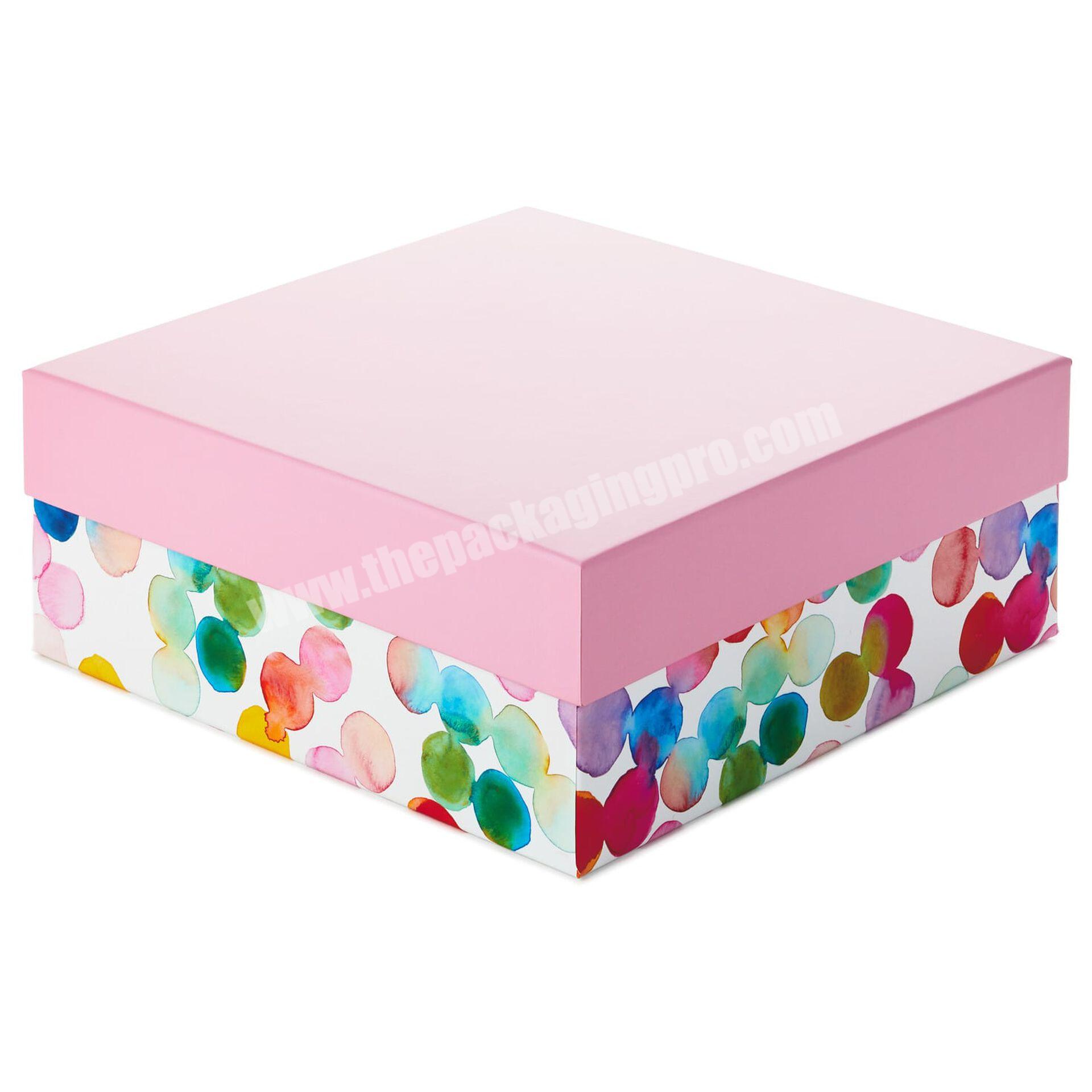 Multi Size Paper Gift Box Packaging Candy Toy For Children Day Birthday Baby Shower Blind Box