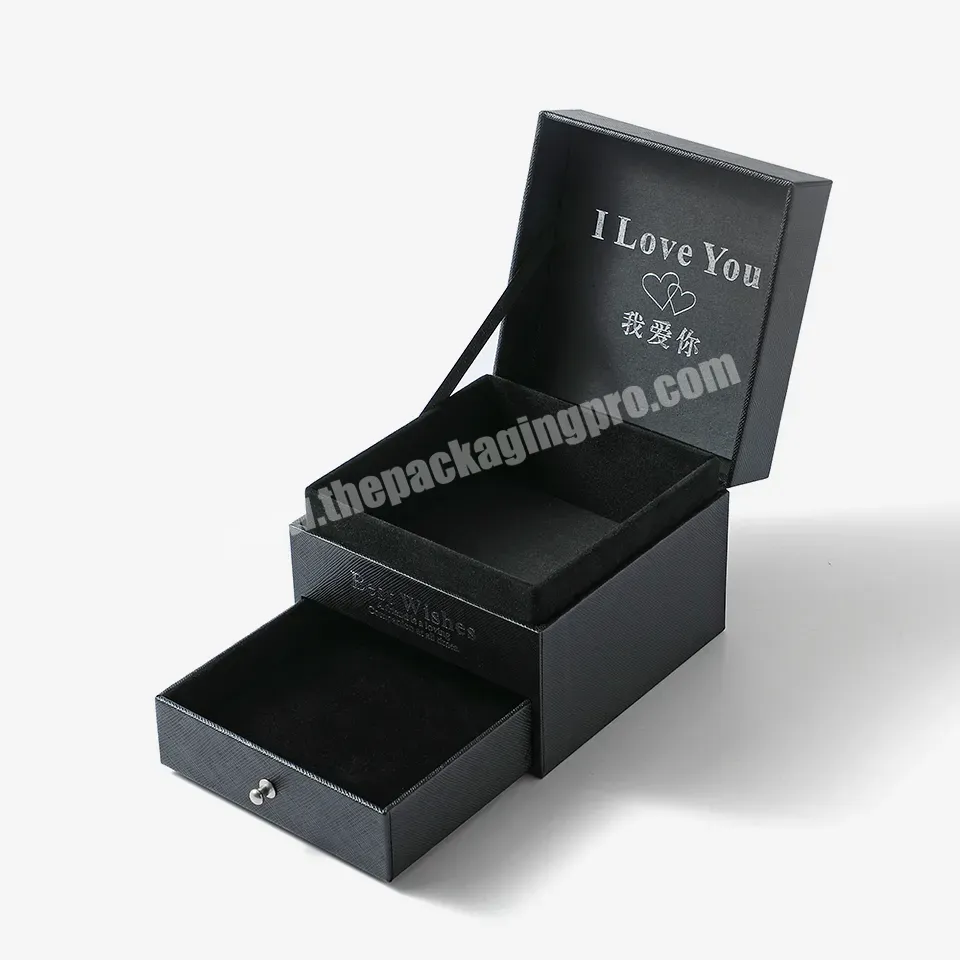 Factory Direct Supply Wholesale Custom High Quality Jewelry Boxes Drawer Jewelry Box - Buy Jewelry Packing Box,Gift Boxes For Jewelry,Customize Jewelry Box Customize Logo.