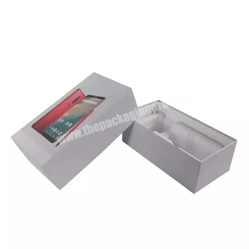 Custom Cardboard Hard Paper Rigid Box For Mobile Phone Case - Buy Rigid Box For Mobile Phone Case,Custom Cardboard Packaging Box,Electronics Box.