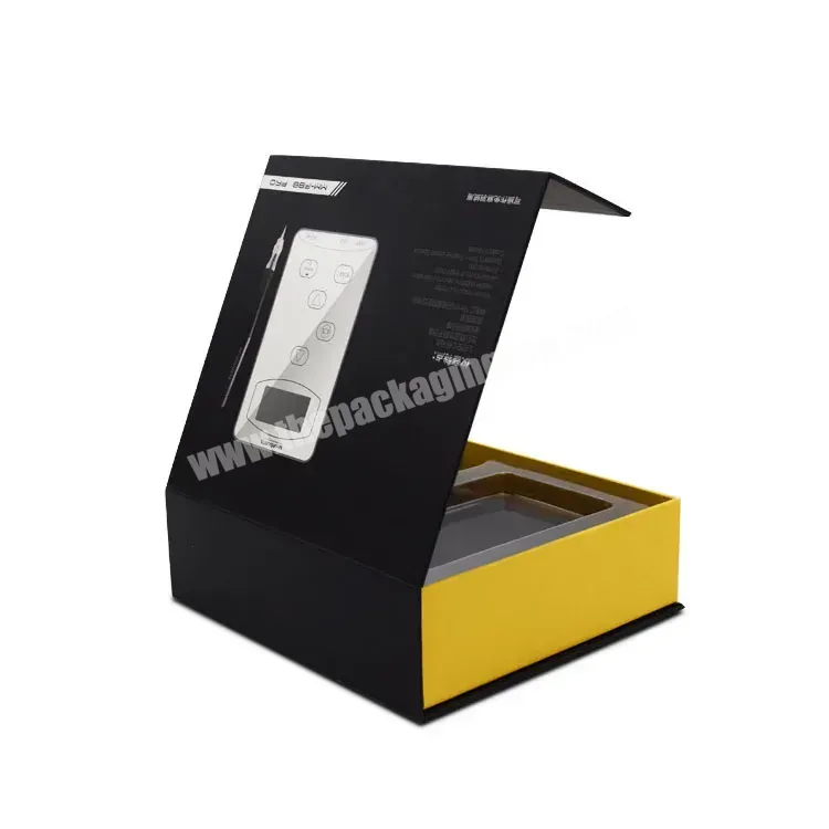 Custom Magnetic Lid Cardboard Packaging Box Wholesale Rigid Gift Packaging Box - Buy Black Magnetic Lid Packaging Box,High Quality Rigid Gift Packaging Box,Custom Cardboard Packaging Box.