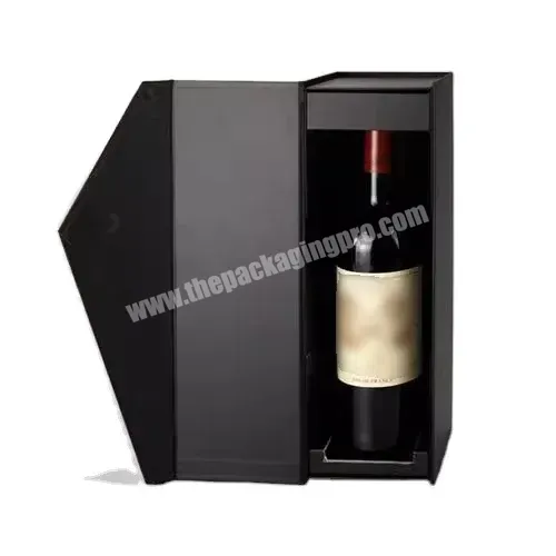 Customized Luxury Extra Black Magnetic Rigid Wine Cardboard Boxes Packaging Wine Gift Box With Custom Logo - Buy Customized Luxury Extra Black Large Square Magnetic Rigid Cardboard Box Paper Wine Gift Box Wholesale,Wine Bottle Shipping Boxes Wine Gif