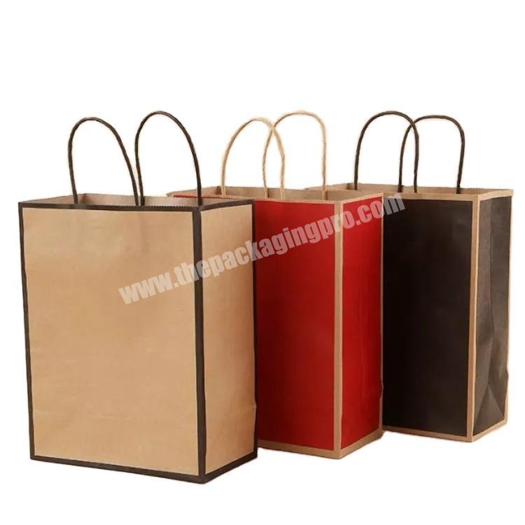 10% OFF! recyclable kraft paper bag white color with your own logo printed