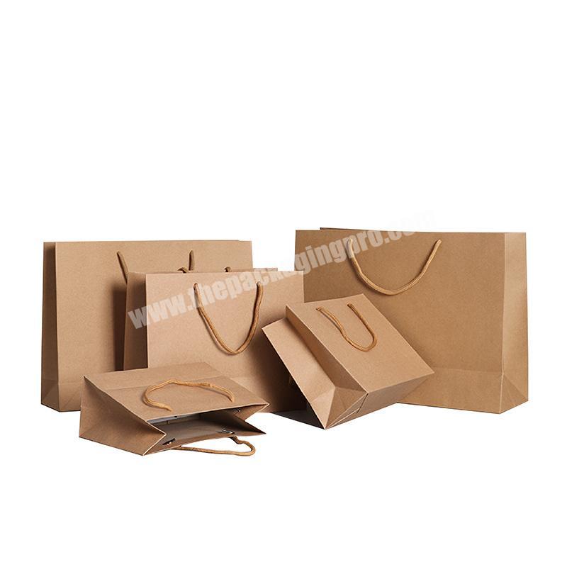 100% biodegradable paper bag brown kraft paper coffee tote bag food debris bag printed LOGO gold foil