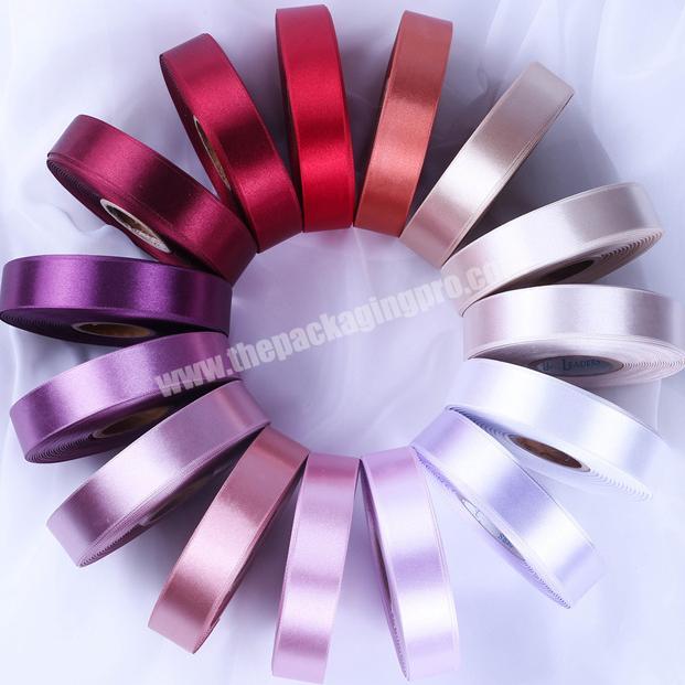 100% polyester  colorful satin ribbon for gift packing
