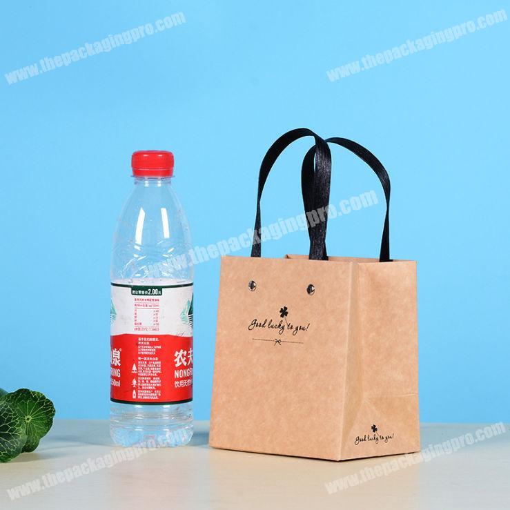 100% recyclable brown shopping kraft paper bags