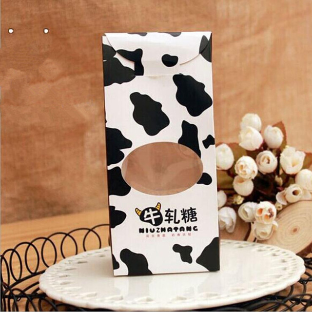 10PCS/lot Cow Gift Box Candy Baby Shower Box Gift Box Children Birthday Party Decorations Kids Party Supplies