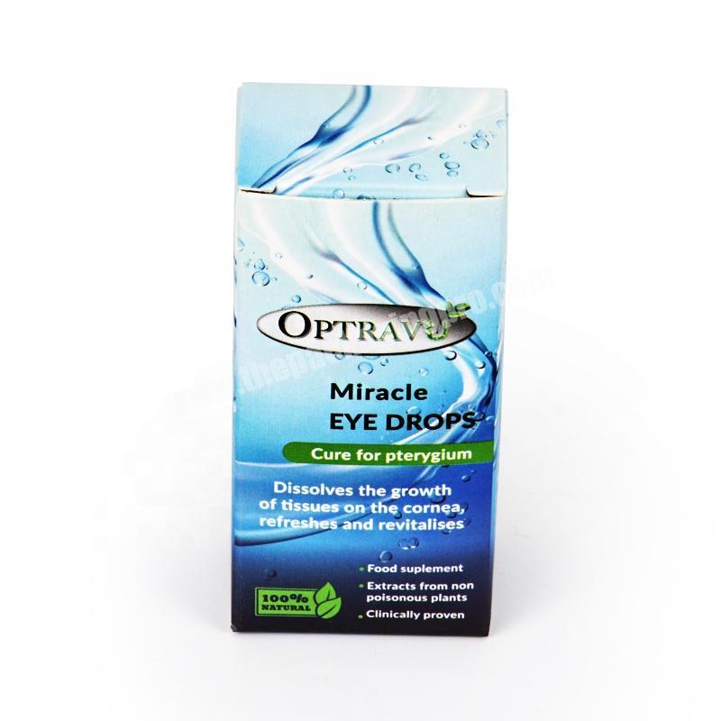 10ml bottle small miracle natural eye drops cure for pterygium packaging paper box
