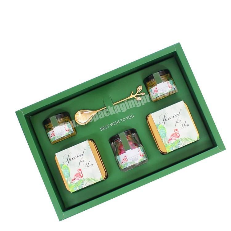 12 years factory customize high quality honey glass cardboard packaging honey paper package boxes