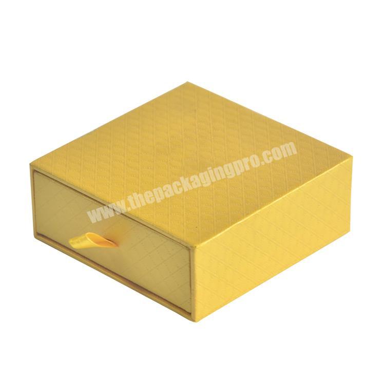 12 years factory Hot Sale New Design High Quality Drawer Box Package Luxury Gold Stamping Jewelry Drawer Style Packaging Boxes