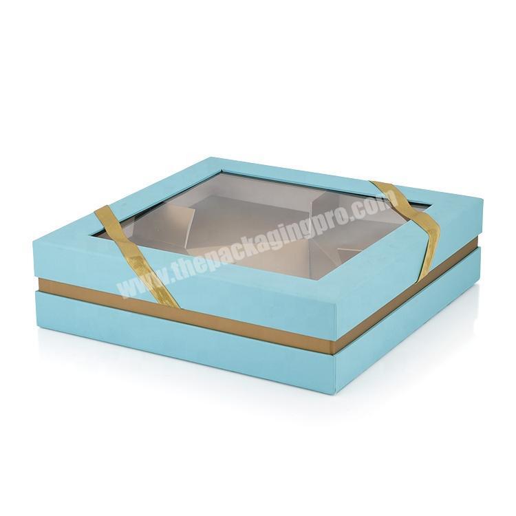 2 Piece Paper Box With Clear Lid
